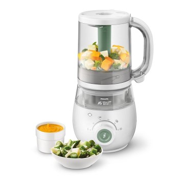 Philips Avent - Pote a vapor com liquidificador 4 em 1