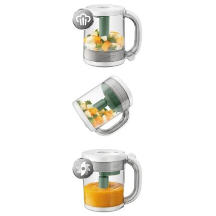 Philips Avent - Pote a vapor com liquidificador 4 em 1