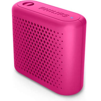 Philips BT55P/00 - Altifalante portátil Bluetooth 2W/5V rosa