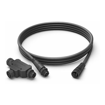 Philips - Cabo 2,5 m + divisor de tomadas T