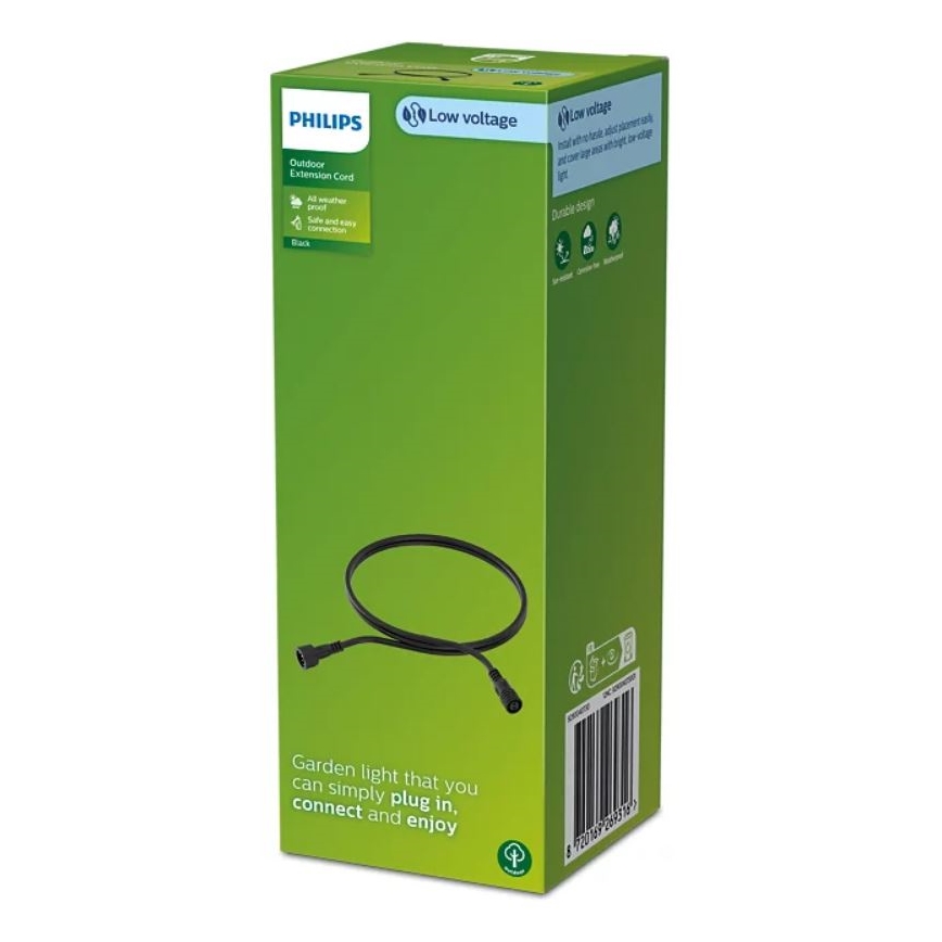 Philips - Cabo de extensão exterior 2m IP67