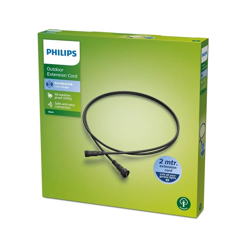 Philips - Cabo de extensão exterior 2m IP65