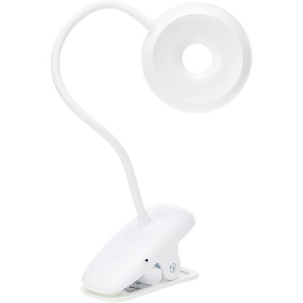 Philips - Candeeiro com clipe LED com regulação DONUTCLIP LED/3W/5V 1200 mAh CRI 90 branco