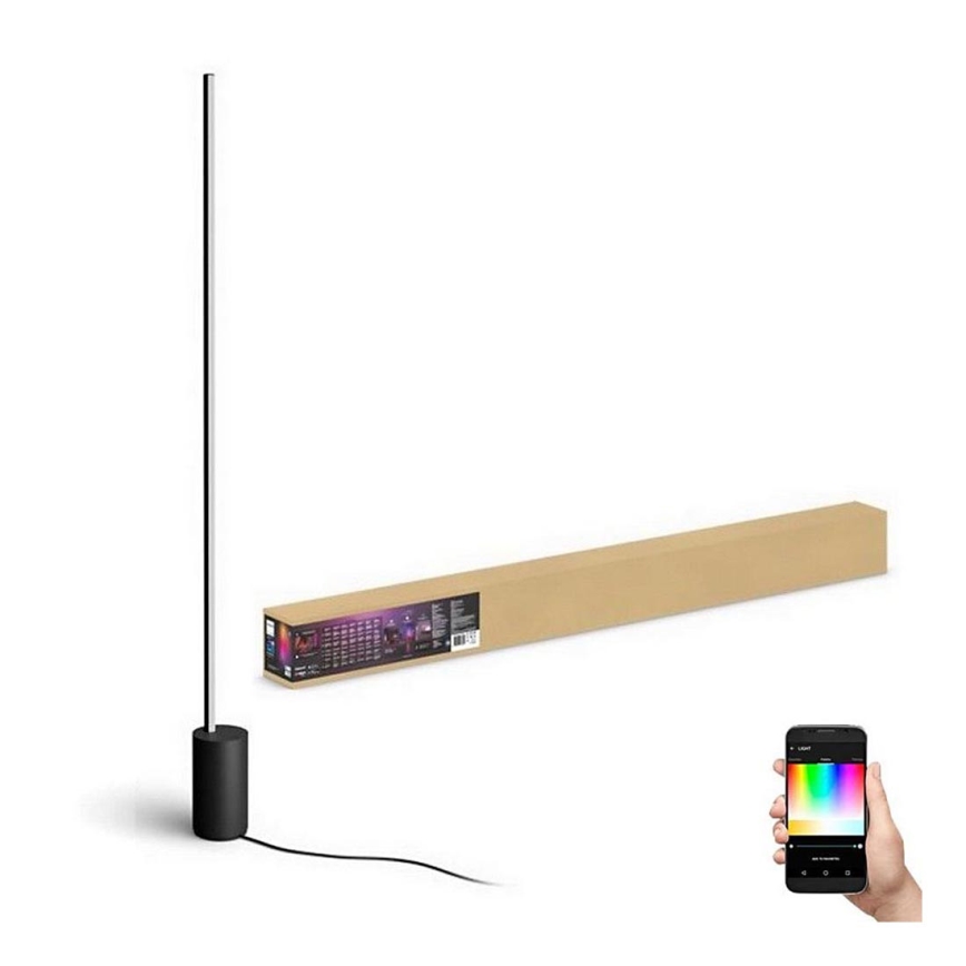 Philips - Candeeiro de chão LED RGBW com regulação Hue SIGNE LED/29W/230V 2000-6500K preto