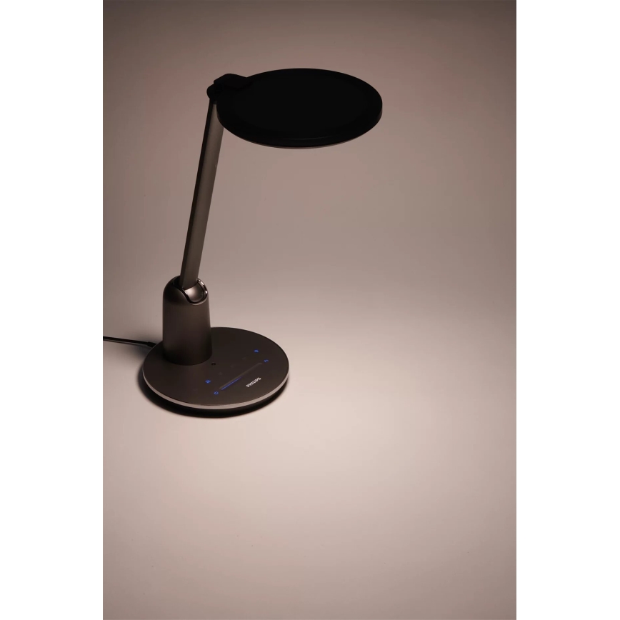 Philips - Candeeiro de mesa táctil LED com regulação EINSTEIN SCENE SWITCH LED/15W/230V 2800/4000/5100K CRI94