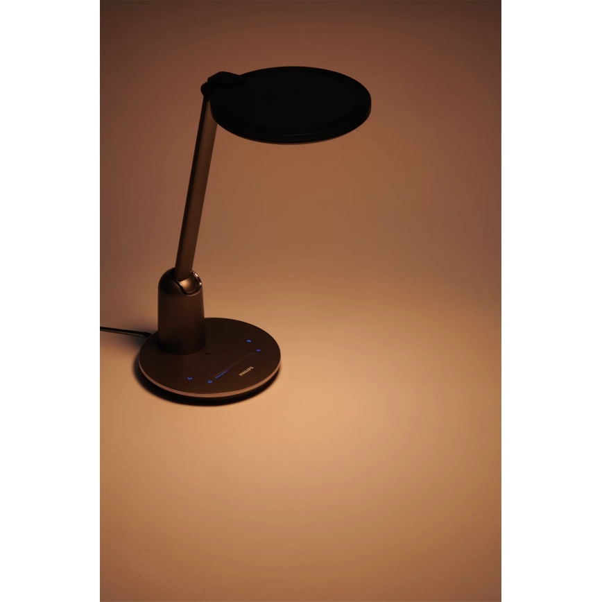 Philips - Candeeiro de mesa táctil LED com regulação EINSTEIN SCENE SWITCH LED/15W/230V 2800/4000/5100K CRI94