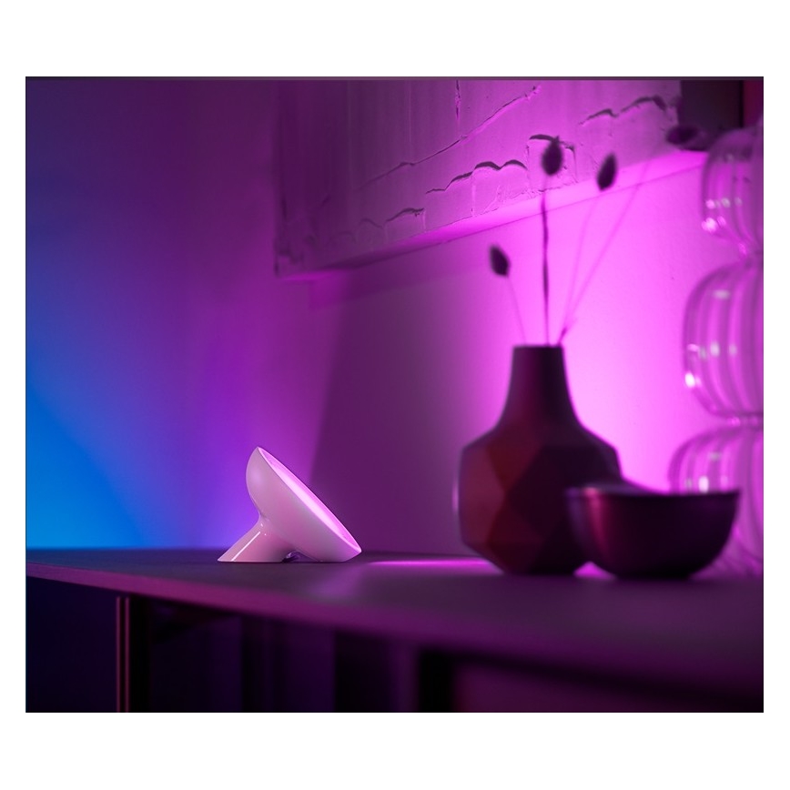 Philips - Candeeiro de mesa LED RGB com regulação Hue BLOOM 1xLED/7,1W/230V