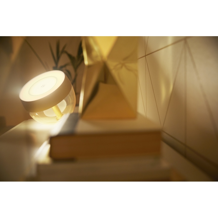 Philips - Candeeiro de mesa LED RGB com regulação Hue IRIS LED/10W/230V 2000-6500K dourado