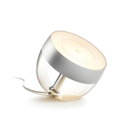 Philips - Candeeiro de mesa LED RGB com regulação Hue IRIS LED/10W/230V 2000-6500K prateado