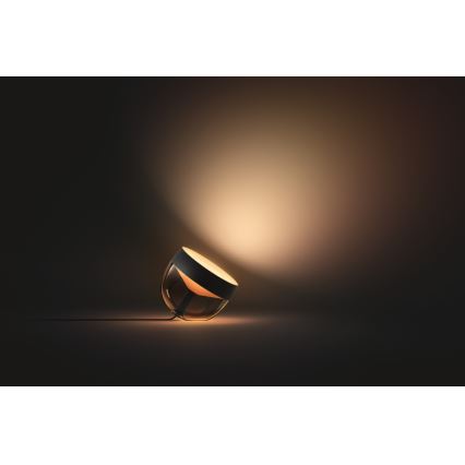Philips - Candeeiro de mesa LED RGB com regulação Hue IRIS LED/10W/230V 2000-6500K preto