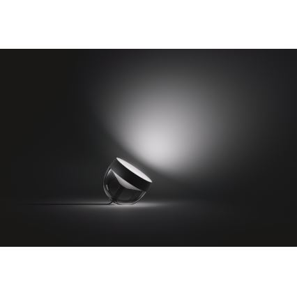 Philips - Candeeiro de mesa LED RGB com regulação Hue IRIS LED/10W/230V 2000-6500K preto
