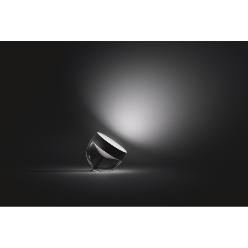 Philips - Candeeiro de mesa LED RGB com regulação Hue IRIS LED/10W/230V 2000-6500K preto