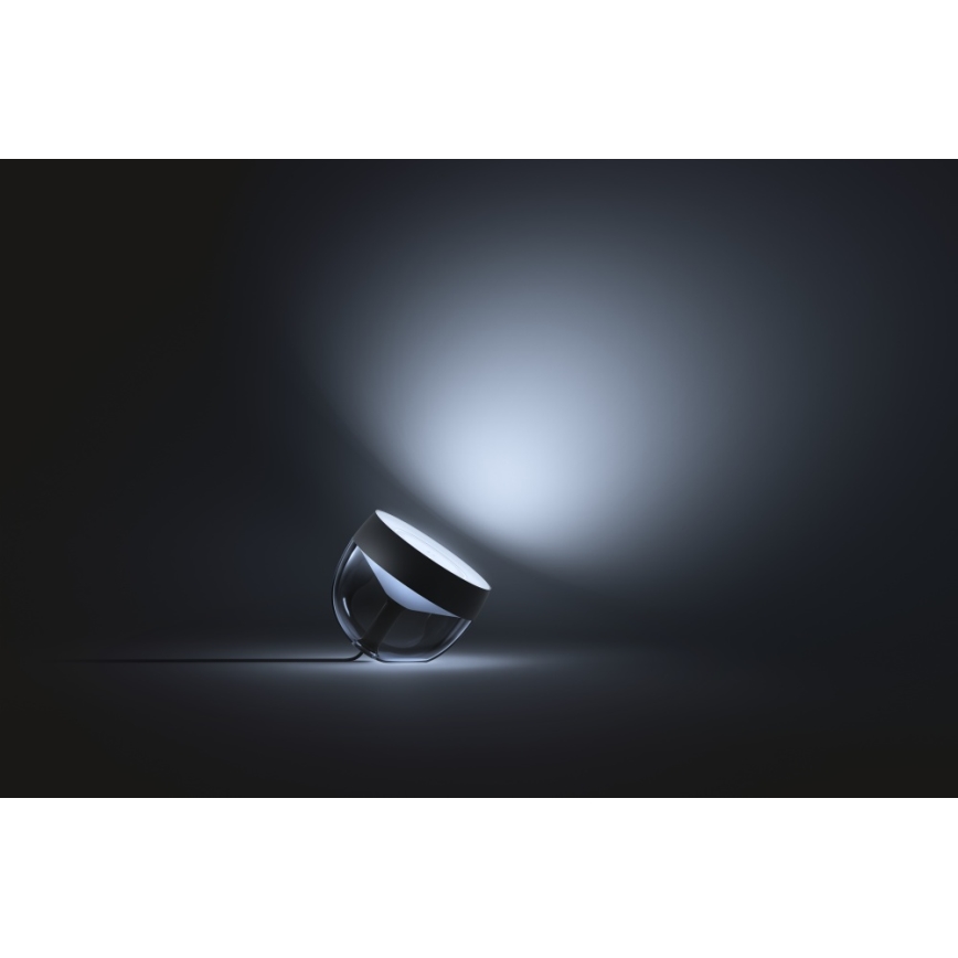 Philips - Candeeiro de mesa LED RGB com regulação Hue IRIS LED/10W/230V 2000-6500K preto