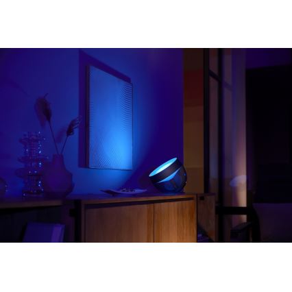 Philips - Candeeiro de mesa LED RGB com regulação Hue IRIS LED/10W/230V 2000-6500K preto