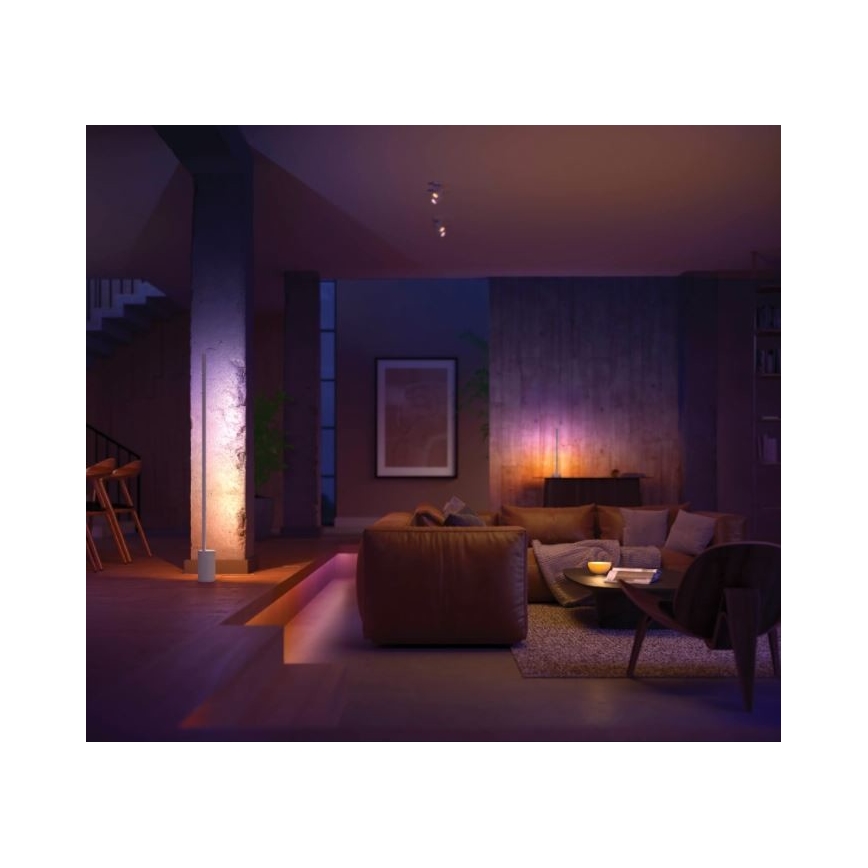 Philips - Candeeiro de mesa LED RGB com regulação Hue SIGNE LED/12W/230V 2000-6500K branco