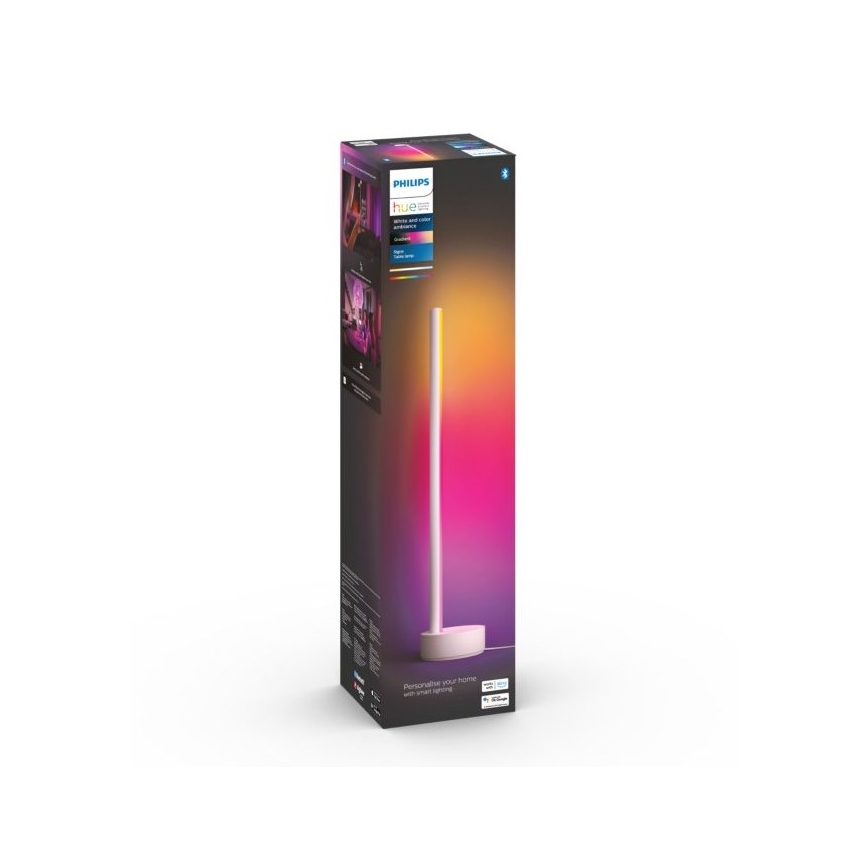 Philips - Candeeiro de mesa LED RGB com regulação Hue SIGNE LED/12W/230V 2000-6500K branco