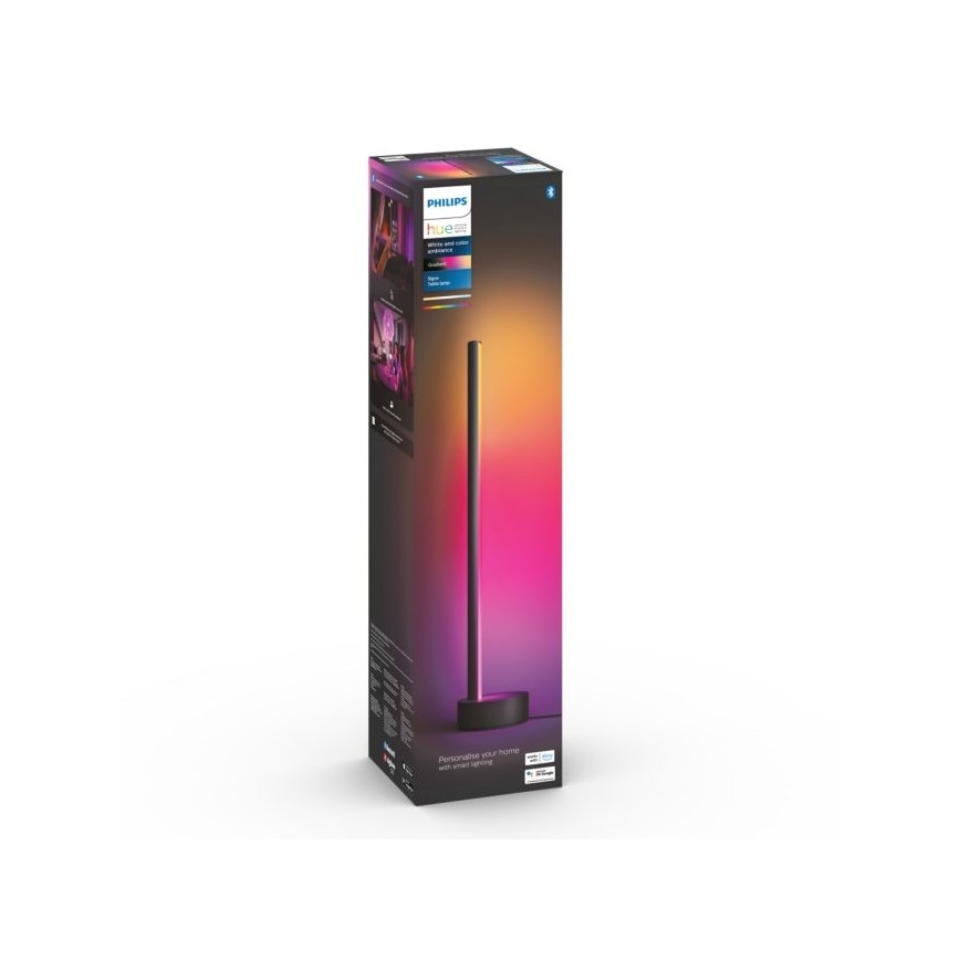 Philips - Candeeiro de mesa LED RGB com regulação Hue SIGNE LED/12W/230V 2000-6500K preto