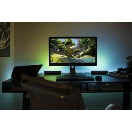 Philips - Candeeiro de mesa LED RGB com regulação Hue PLAY LED/6W/230V