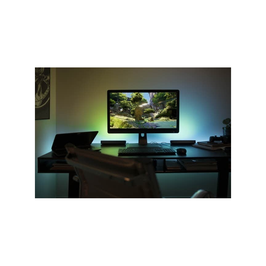 Philips - Candeeiro de mesa LED RGB com regulação Hue PLAY LED/6W/230V