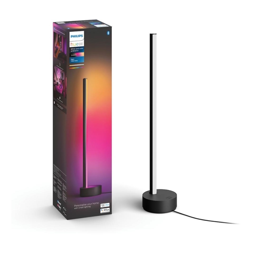 Philips - Candeeiro de mesa LED RGB com regulação Hue SIGNE LED/12W/230V 2000-6500K preto