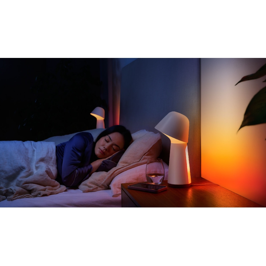 Philips - Candeeiro de mesa LED RGBW com regulação Hue TWILIGHT LED/13,4W/230V 2000-6500K