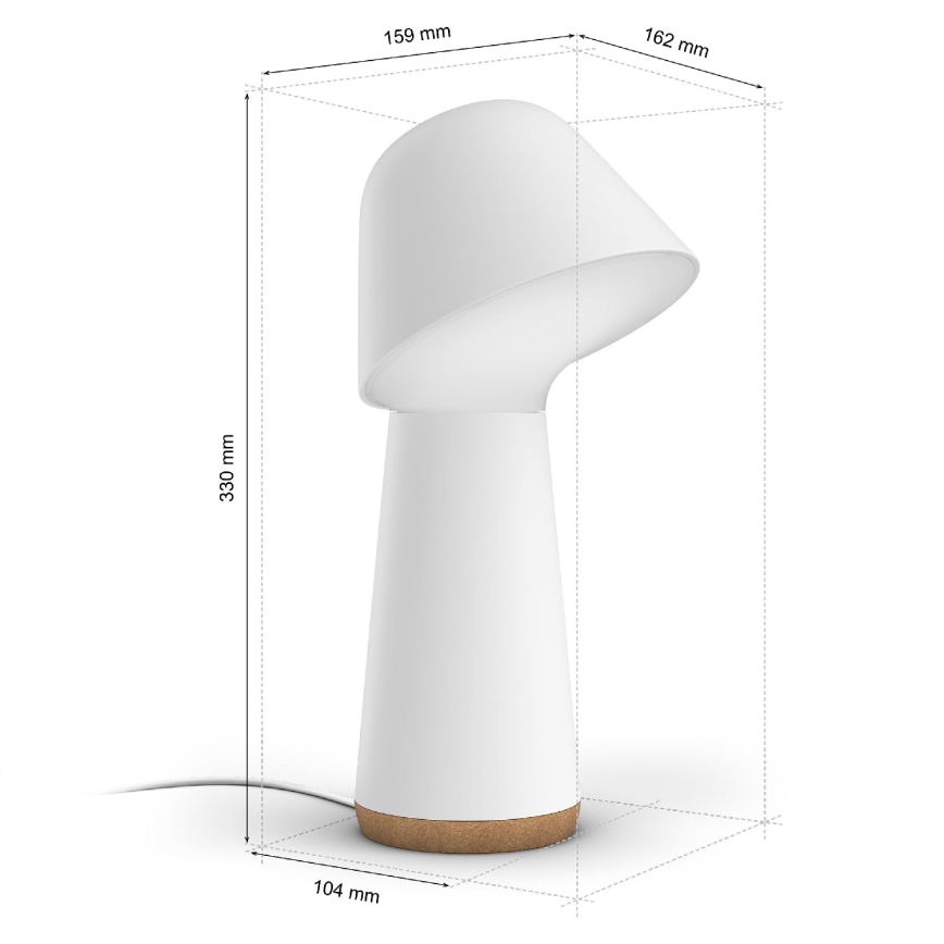 Philips - Candeeiro de mesa LED RGBW com regulação Hue TWILIGHT LED/13,4W/230V 2000-6500K