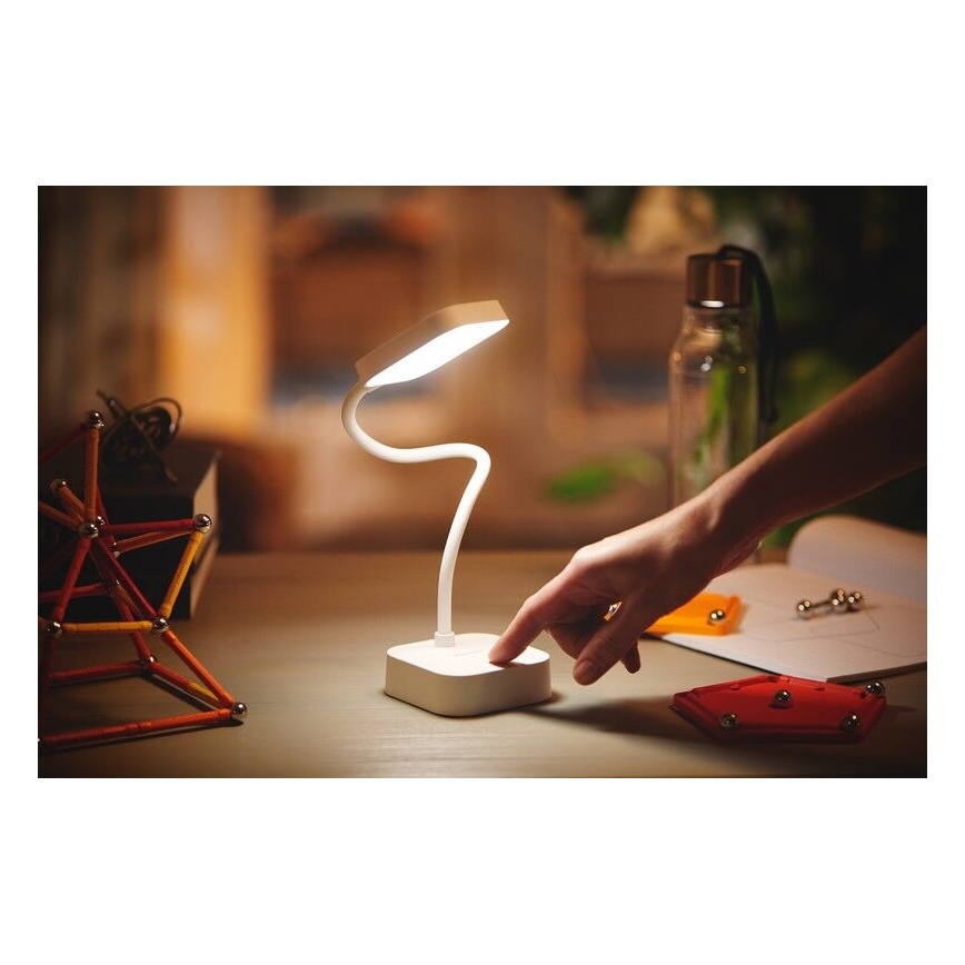 Philips - Candeeiro de mesa táctil LED com regulação ROCK LED/5W/5V 1800 mAh