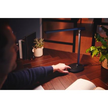 Philips - Candeeiro de mesa táctil LED com regulação SWORD LED/12W/230V 2700/4000/6500K CRI90