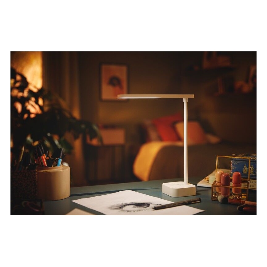 Philips - Candeeiro de mesa táctil LED com regulação TILPA LED/5W/5V 1800 mAh