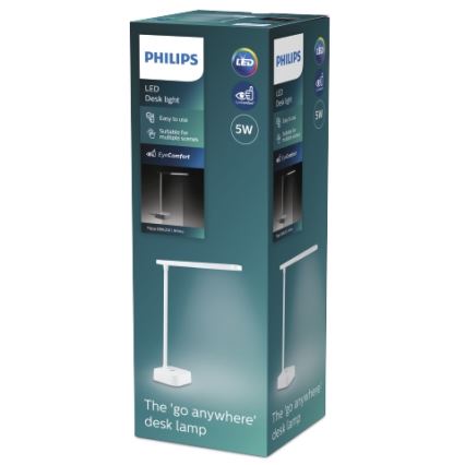 Philips - Candeeiro de mesa táctil LED com regulação TILPA LED/5W/5V 1800 mAh