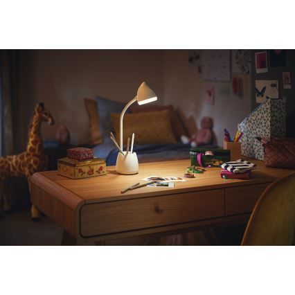 Philips - Candeeiro de mesa táctil LED com regulação HAT LED/4,5W/5V 3000/4000/5700K CRI 90