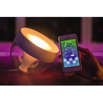 Philips - Candeeiro de secretária LED RGB com regulação Hue IRIS LED/10W/230V 2000-6500K branco