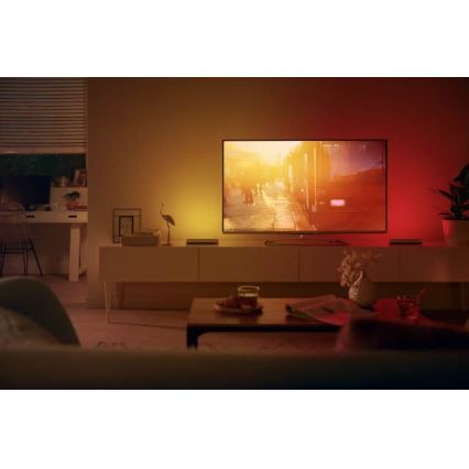 Philips - Candeeiro de secretária LED RGB com regulação Hue PLAY SINGLE PACK White And Color Ambiance LED/6W/230V branco