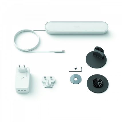 Philips - Candeeiro de secretária LED RGB com regulação Hue PLAY SINGLE PACK White And Color Ambiance LED/6W/230V branco