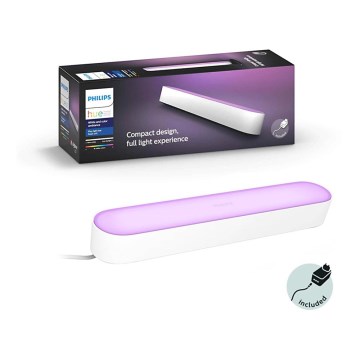 Philips - Candeeiro de secretária LED RGB com regulação Hue PLAY SINGLE PACK White And Color Ambiance LED/6W/230V branco