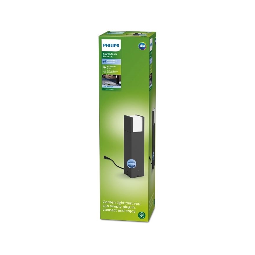 Philips - Candeeiro exterior LED LED/6W/12V 4000K 2700K IP44