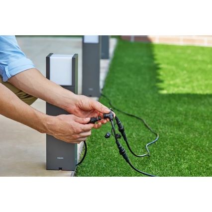 Philips - Candeeiro exterior LED LED/6W/12V 2700K IP44