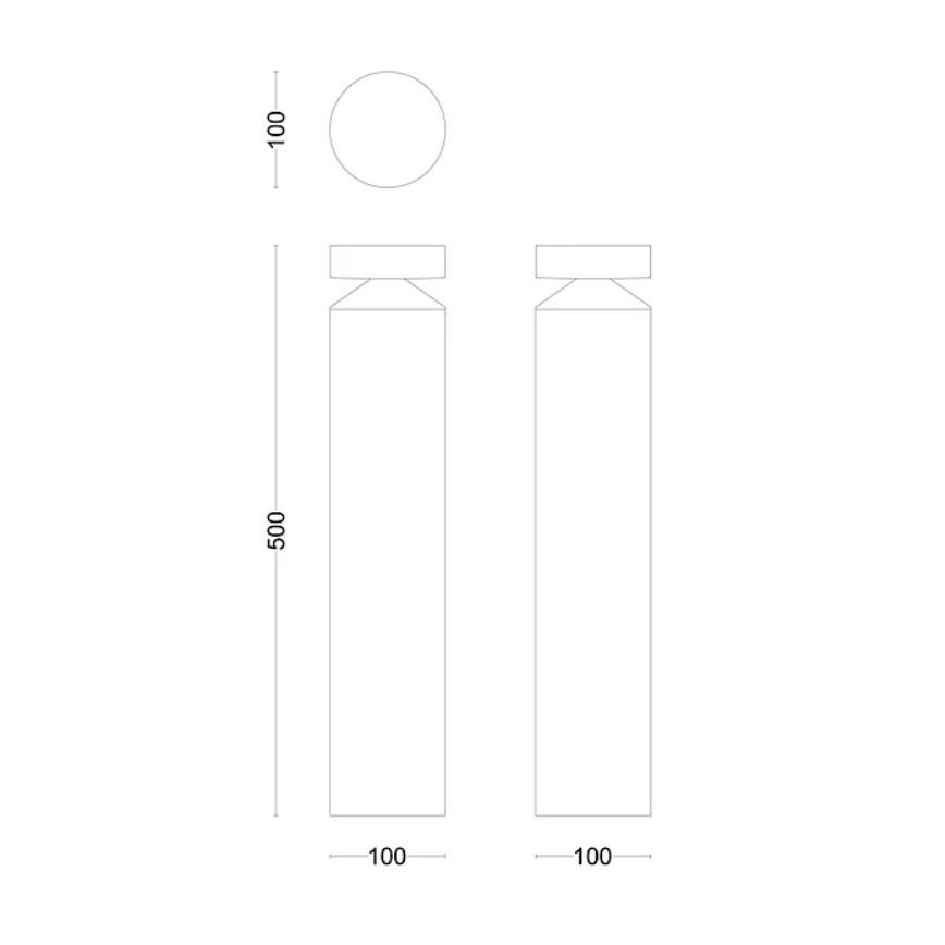 Philips - Candeeiro exterior LED LAVEN LED/6W/230V 2700K IP44