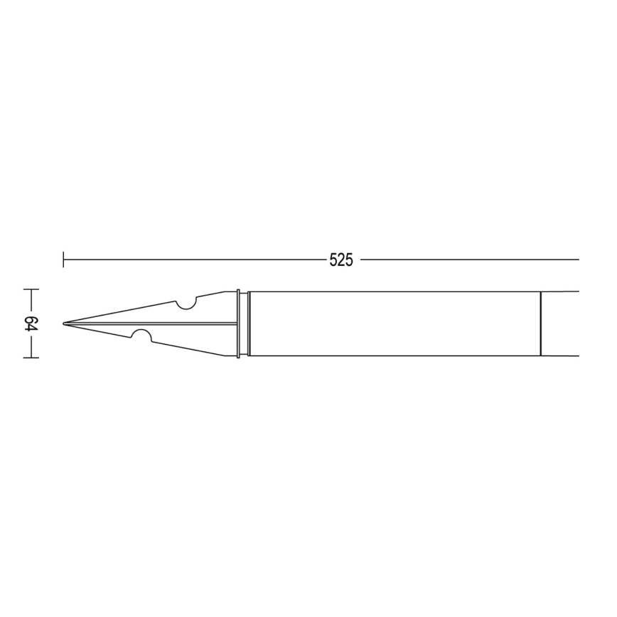 Philips - Candeeiro exterior LED PUREX LED/1,5W/24V IP44