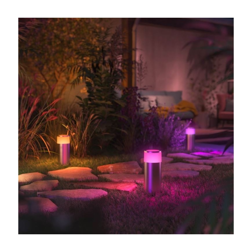 Philips - Candeeiro exterior LED RGBW com regulação Hue CALLA LED/8W/230V IP44
