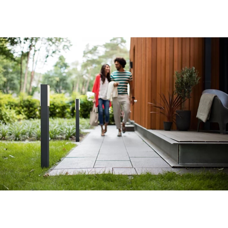 Philips - Candeeiro exterior LED STRATOSPHERE LED/3,8W/230V 77 cm 2700K IP44