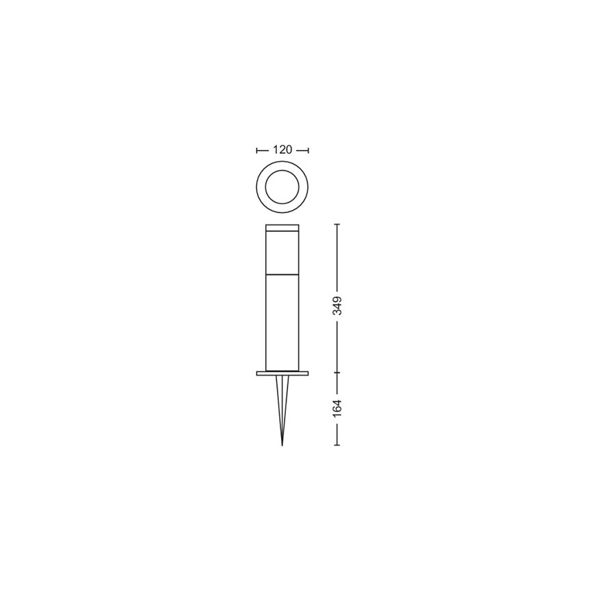 Philips - Candeeiro exterior LED GARDENLINK LED/24W/230V 2700K IP44