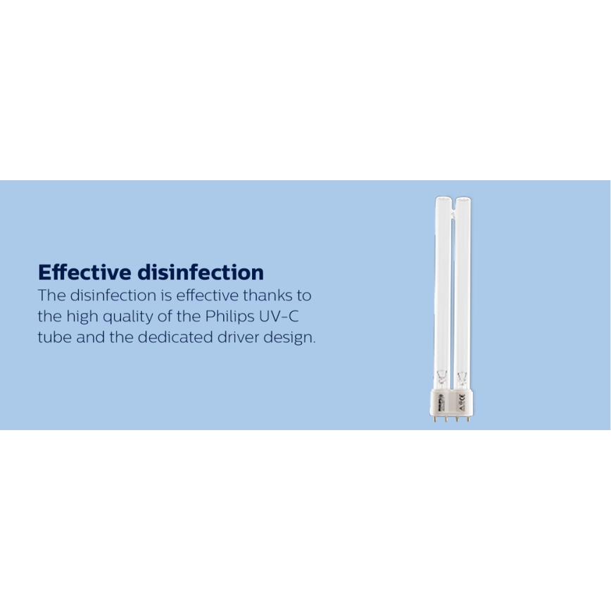 Philips - Candeeiro germicida com sensor UV-C/24W/230V