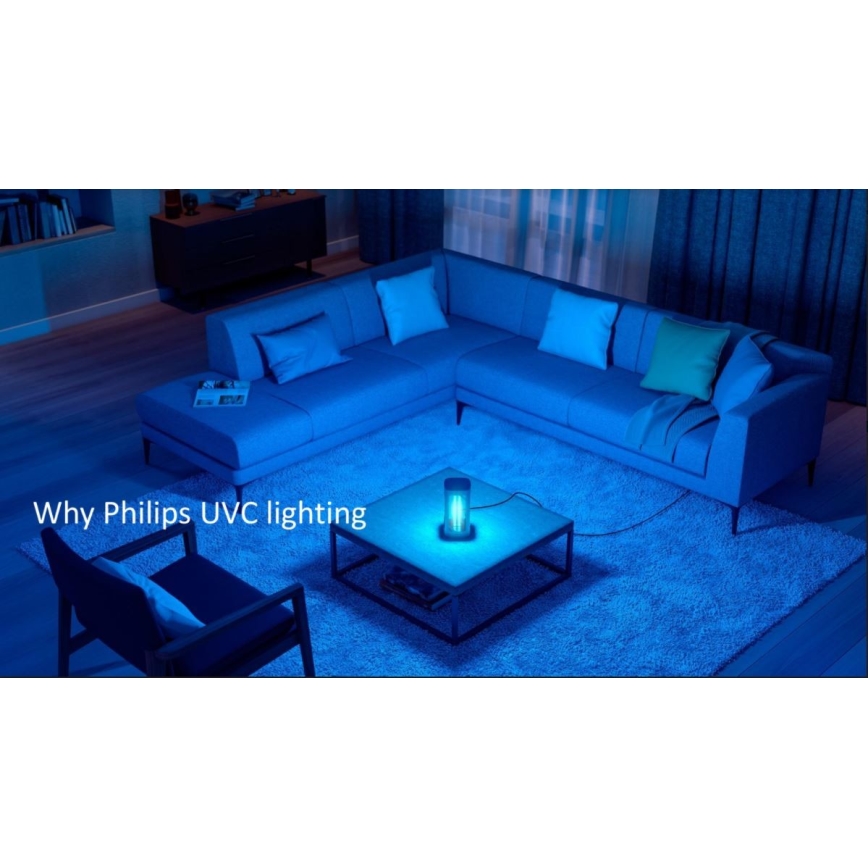 Philips - Candeeiro germicida com sensor UV-C/24W/230V