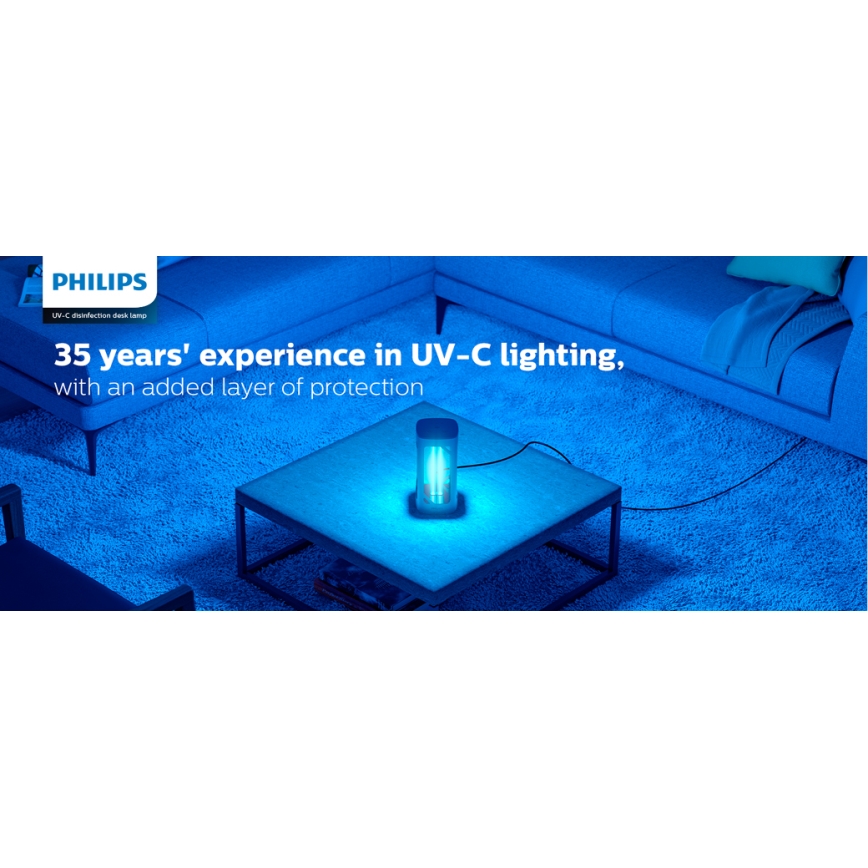 Philips - Candeeiro germicida com sensor UV-C/24W/230V