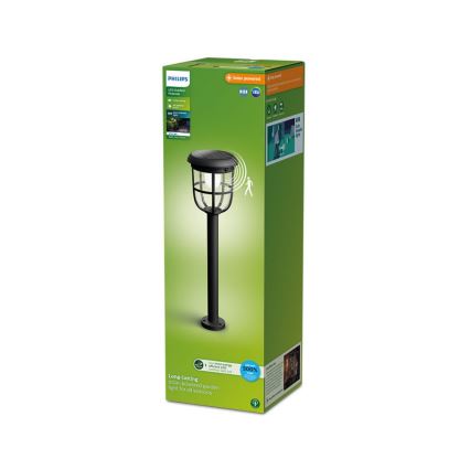 Philips - Candeeiro solar LED com sensor RADII LED/1,3W/3,7V 3000K IP44