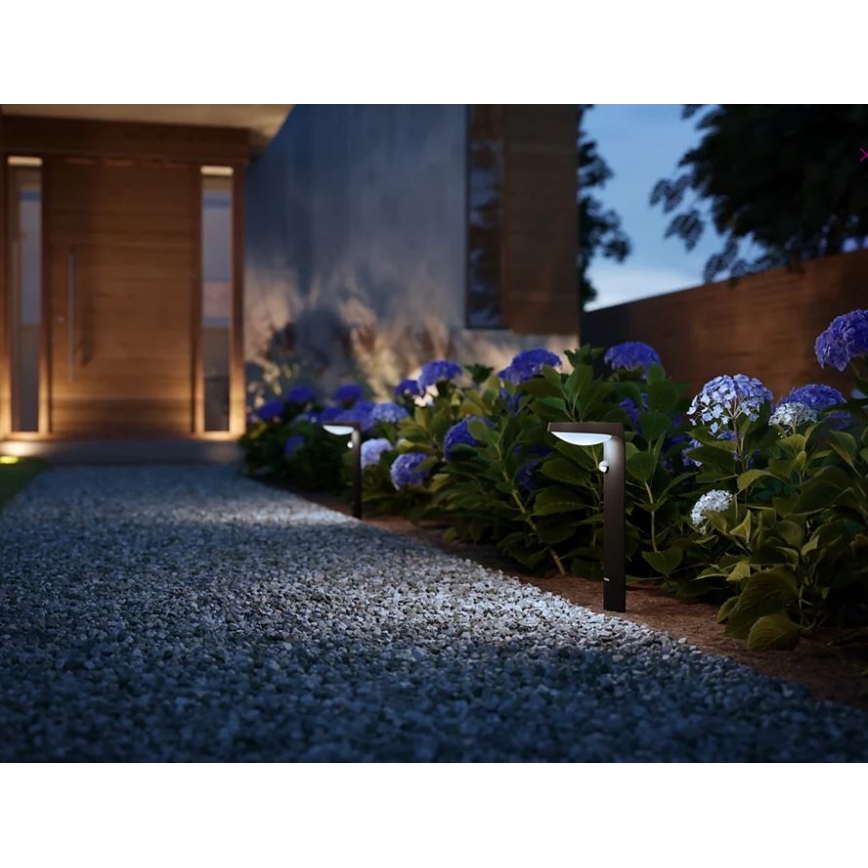 Philips - Candeeiro solar LED com sensor LED/1,2W/4V 4000K IP44