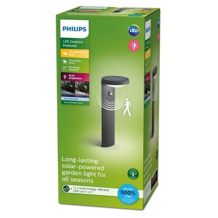 Philips - Candeeiro solar LED com sensor LED/1,2W/4V 4000K IP44