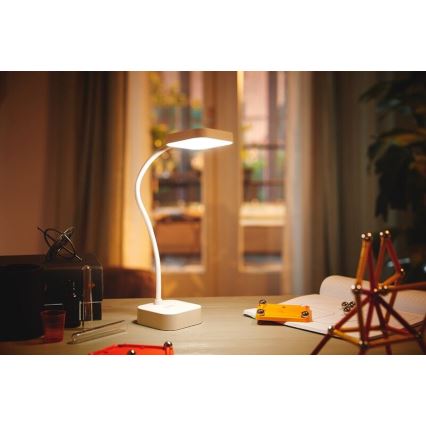 Philips - Candeeiro táctil de mesa LED com regulação ROCK LED/5W/5V 1800mAh