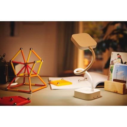 Philips - Candeeiro táctil de mesa LED com regulação ROCK LED/5W/5V 1800mAh
